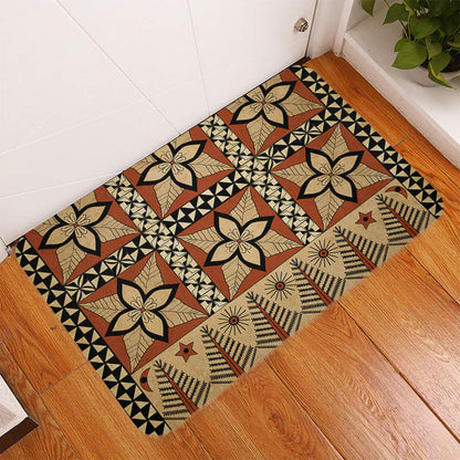 Tonga Door Mat Tapa Motif