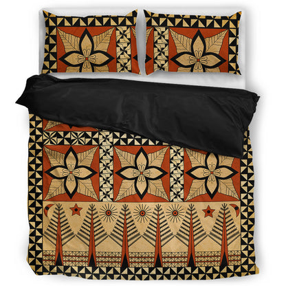 Tonga Bedding Set Tapa Motif