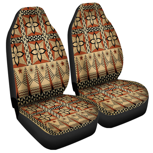 Tonga Car Seat Covers Tapa Motif