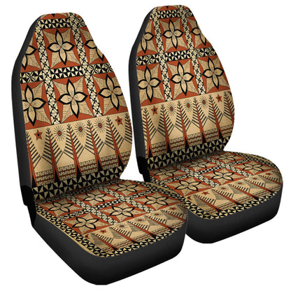 Tonga Car Seat Covers Tapa Motif