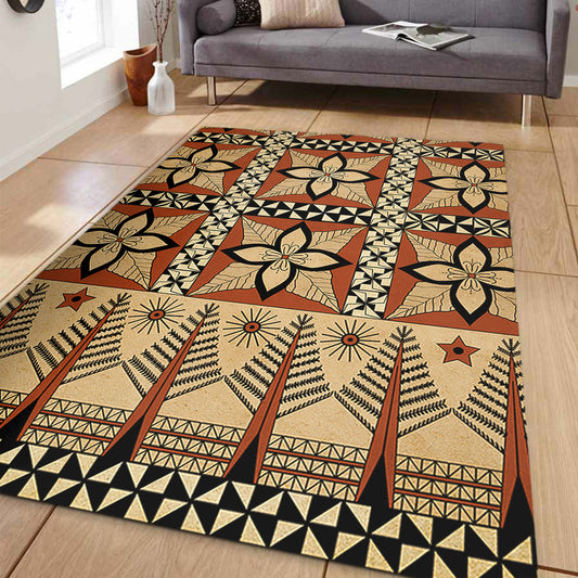 Tonga Area Rug Tapa Motif