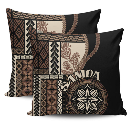 Samoa Pillow Cover Samoan Siapo Motif Classic Style