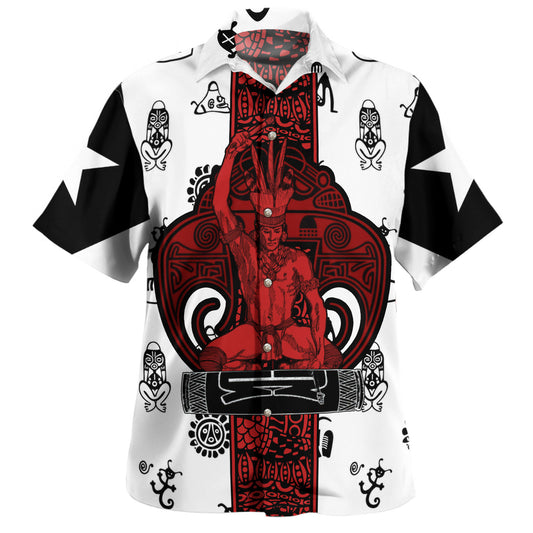 Puerto Rico Hawaiian Shirt Proud To Be Taino Cemi Tribal Heritage Style
