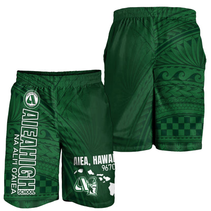 Hawaii Aiea High School Men Short - Na Ali'i  O'aiea Hawaii Patterns