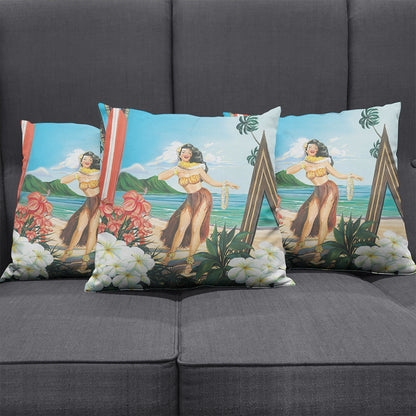 Hawaii Pillow Cover Aloha Hula Dance