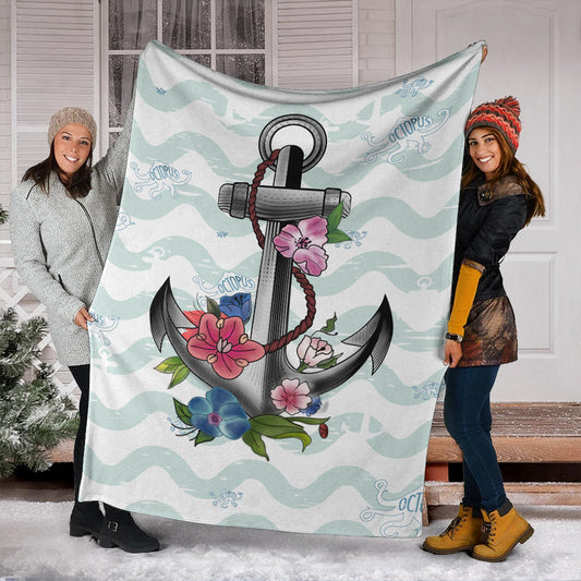 Hawaii Premium Blanket Anchor Hibiscus