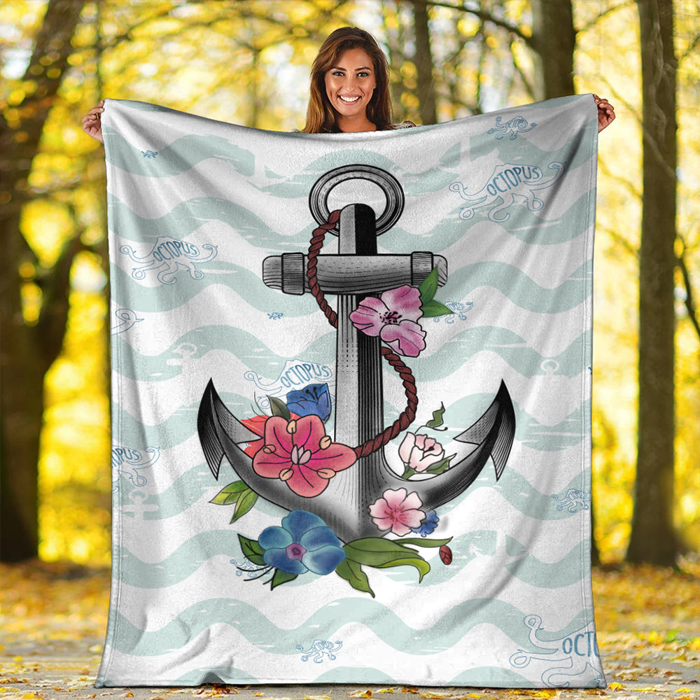 Hawaii Premium Blanket Anchor Hibiscus