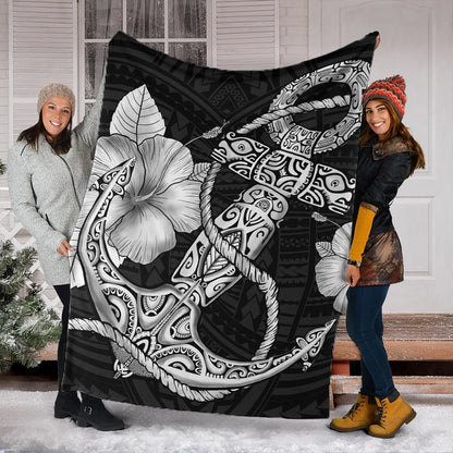 Hawaii Premium Blanket Anchor Poly Tribal