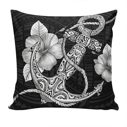 Hawaii Pillow Cover Anchor Poly Tribal