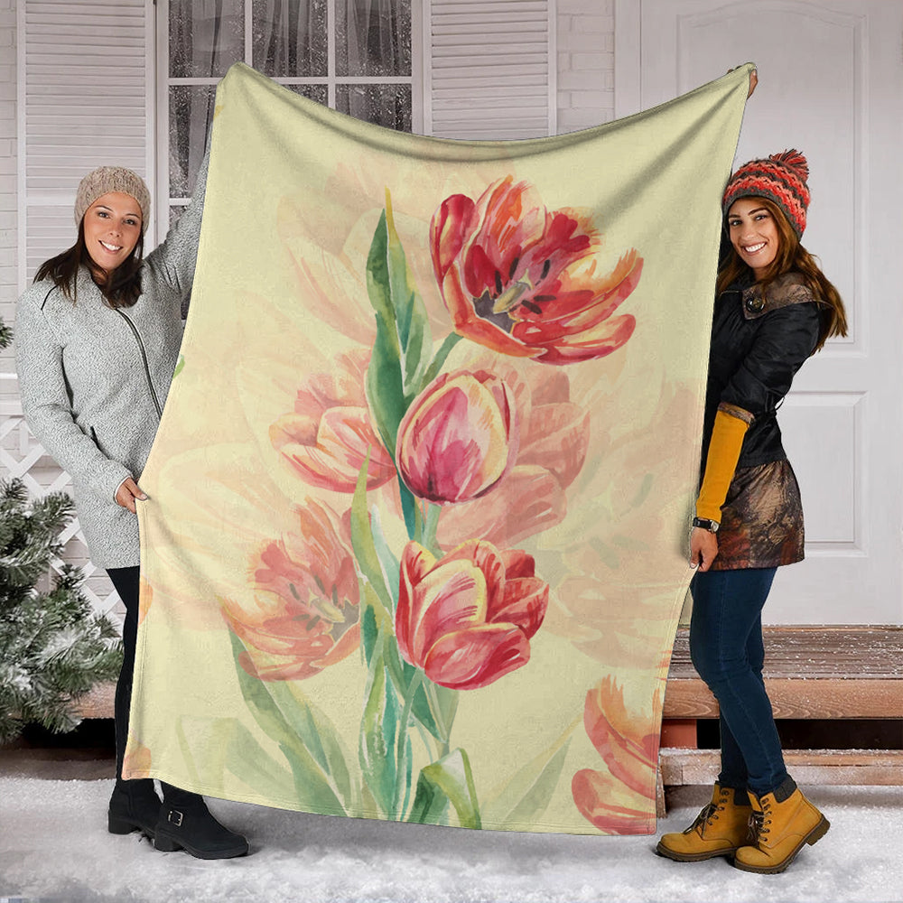 Hawaii Premium Blanket Flower Art