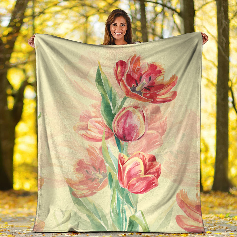 Hawaii Premium Blanket Flower Art