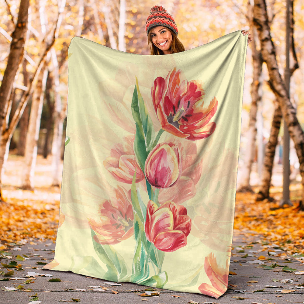 Hawaii Premium Blanket Flower Art