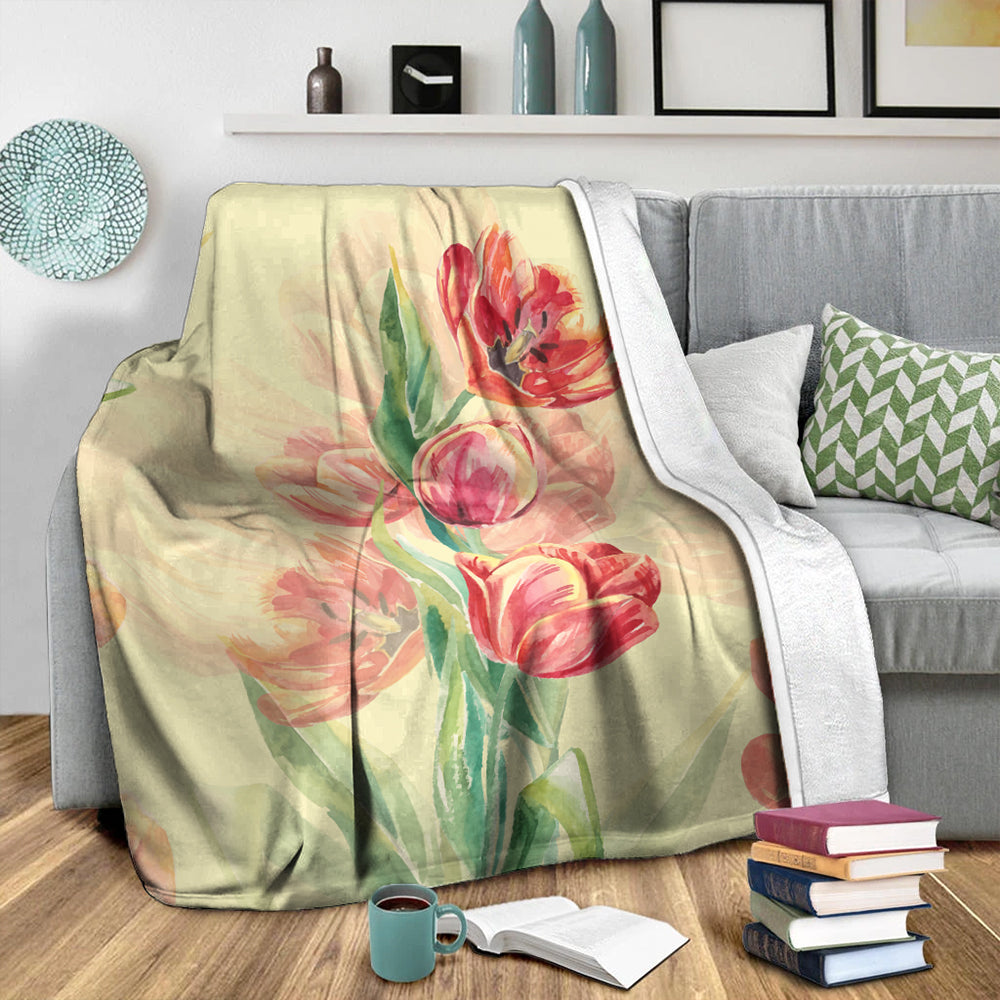 Hawaii Premium Blanket Flower Art