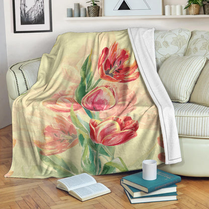 Hawaii Premium Blanket Flower Art