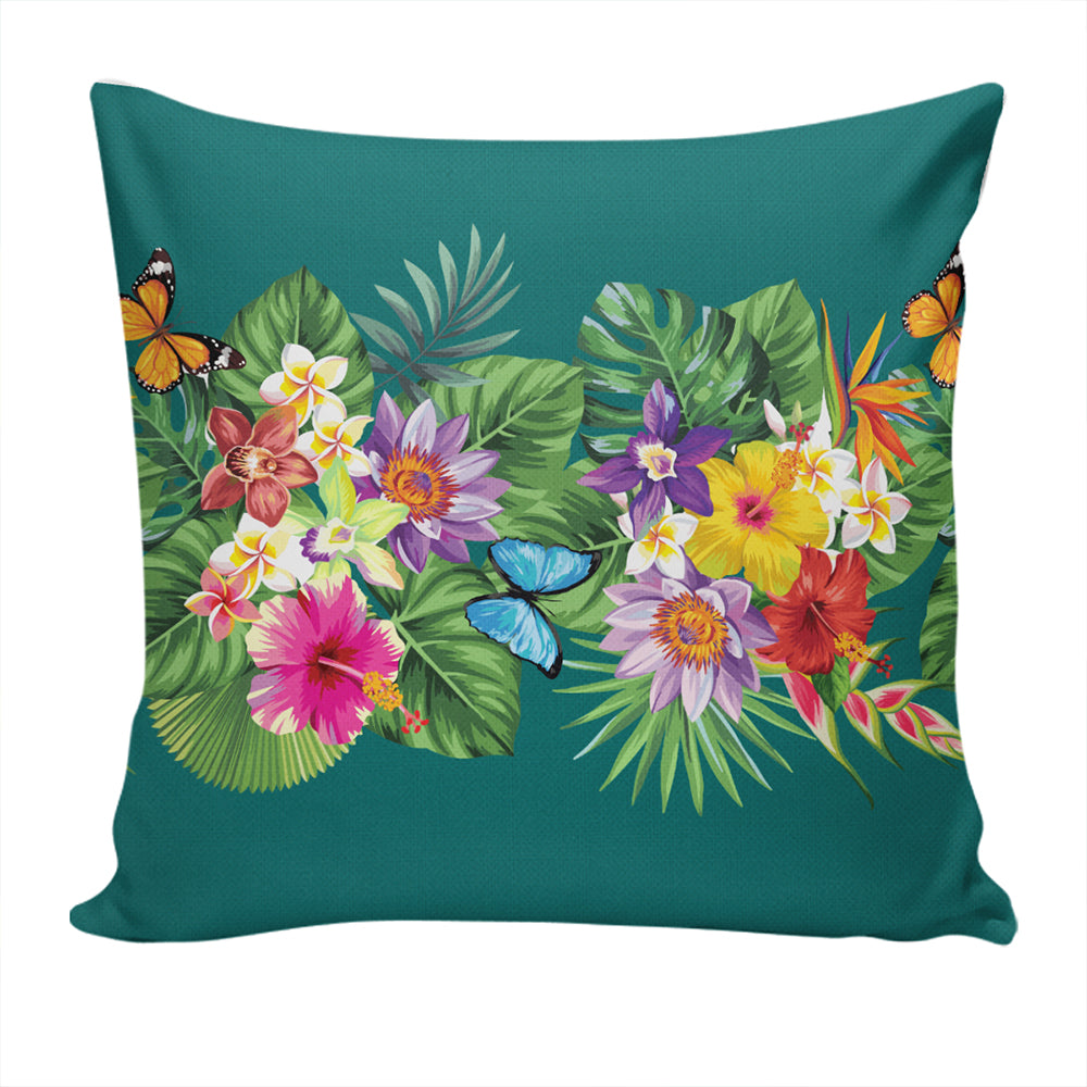 Hawaii Pillow Cover Garden Flower