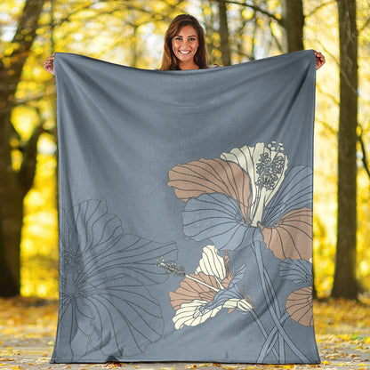 Hawaii Premium Blanket Hibiscus Art Tote New
