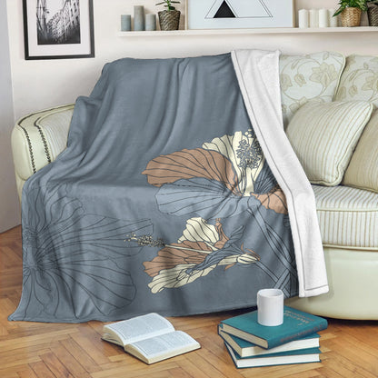 Hawaii Premium Blanket Hibiscus Art Tote New