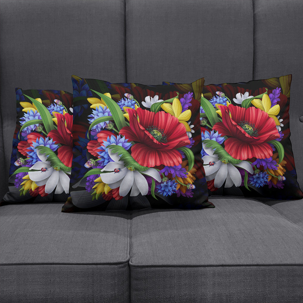 Hawaii Pillow Cover Hibiscus Flower Beautiful