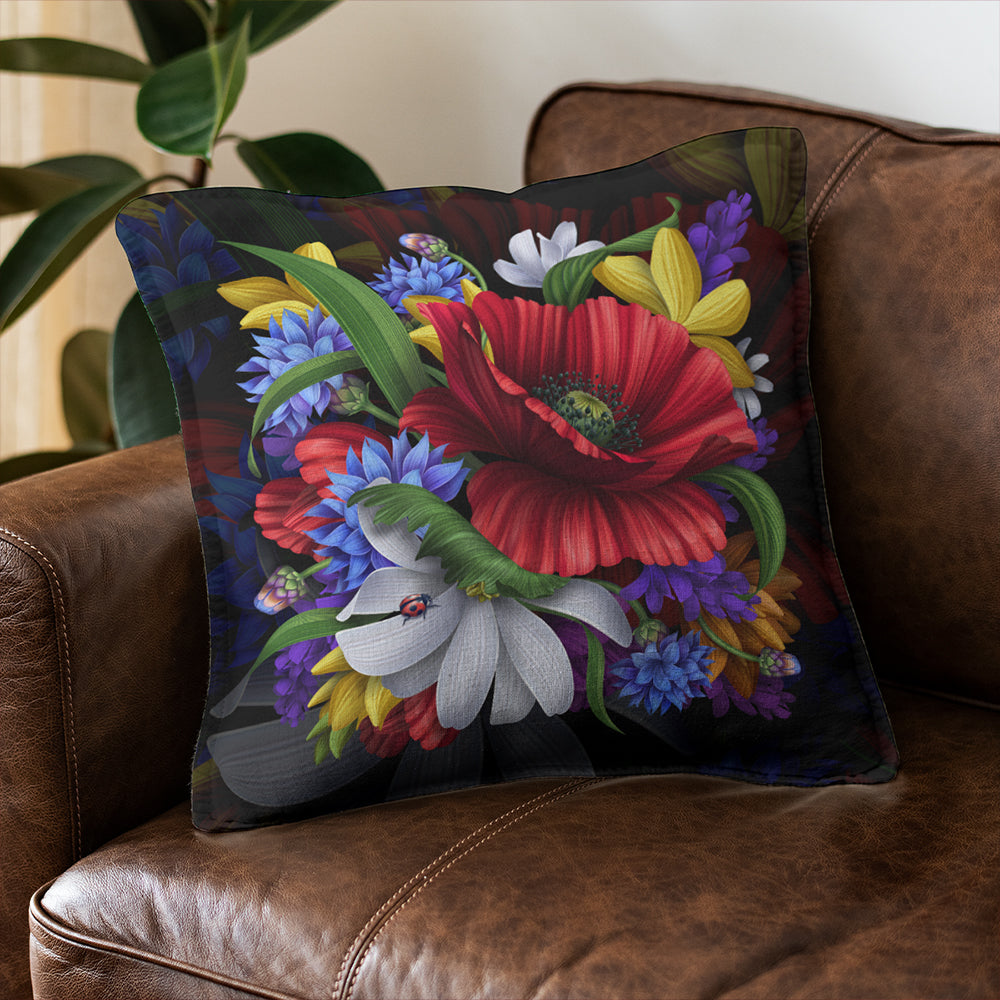 Hawaii Pillow Cover Hibiscus Flower Beautiful
