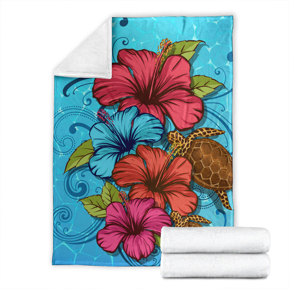 Hawaii Premium Blanket Hibiscus Flower Soulful