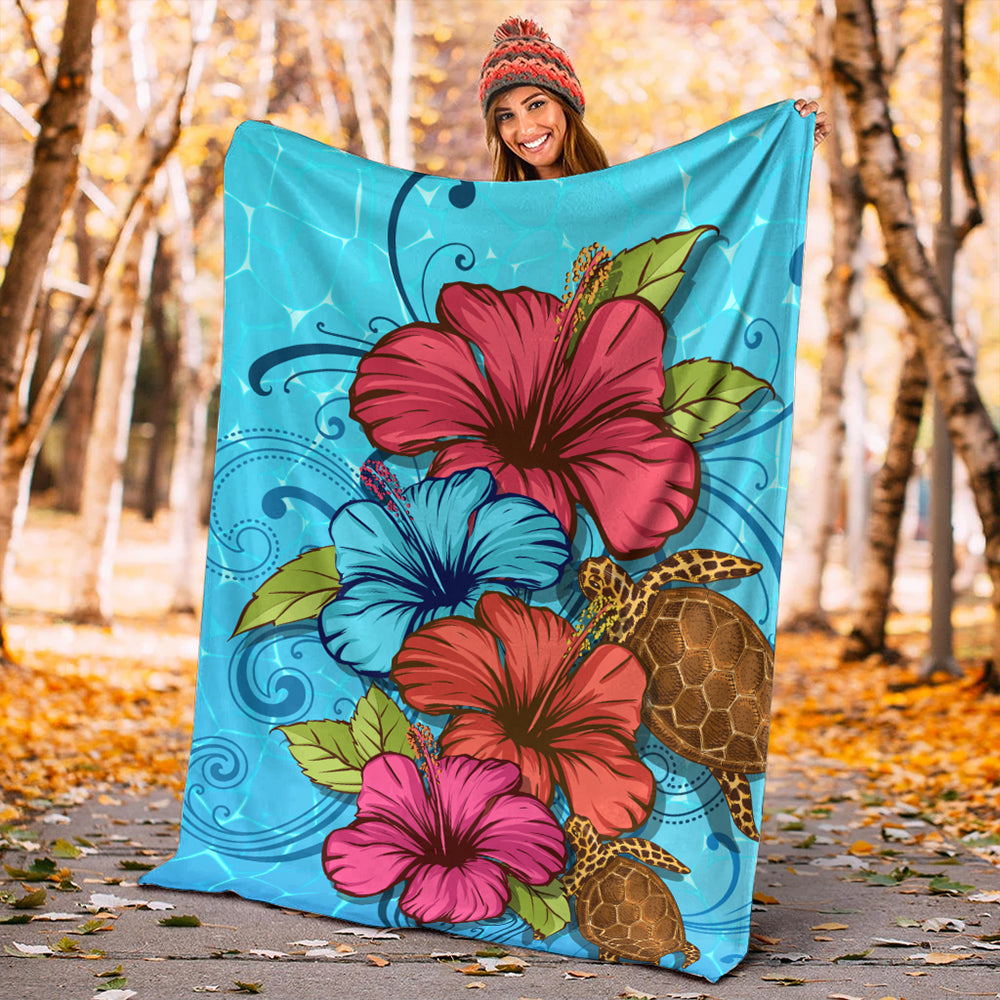 Hawaii Premium Blanket Hibiscus Flower Soulful