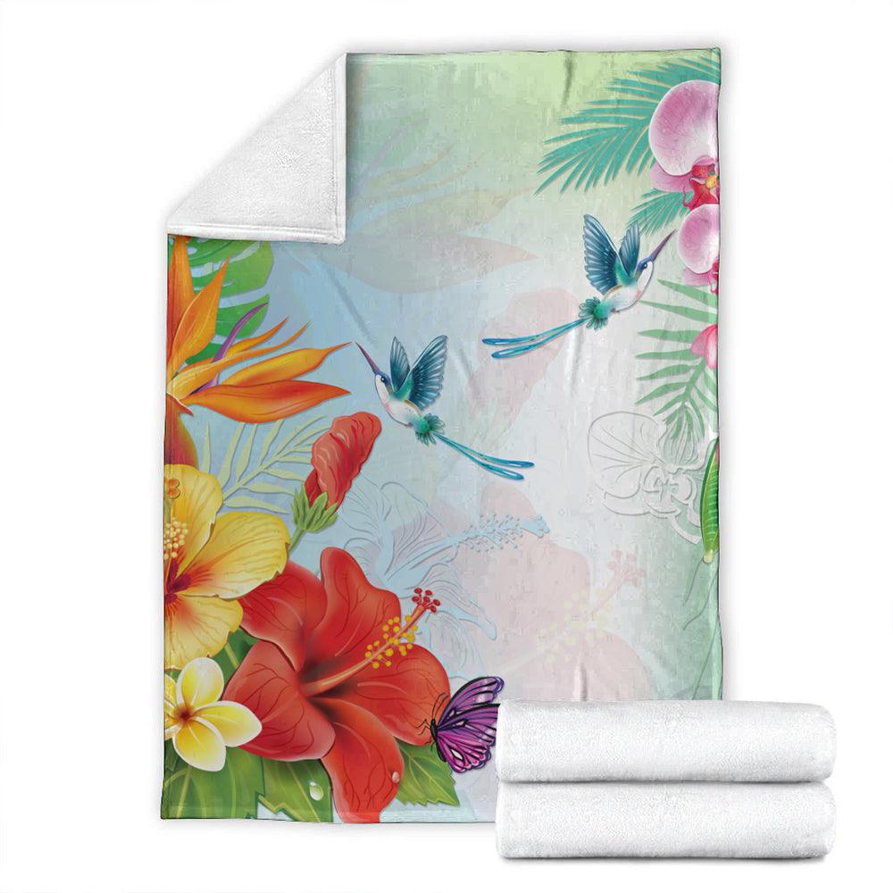 Hawaii Premium Blanket Hibiscus In Jung