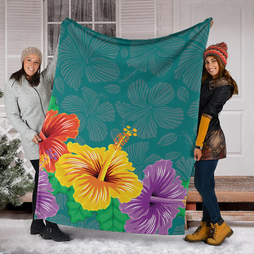 Hawaii Premium Blanket Hibiscus More Color