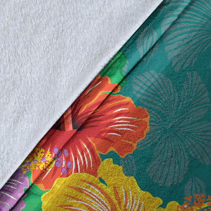 Hawaii Premium Blanket Hibiscus More Color