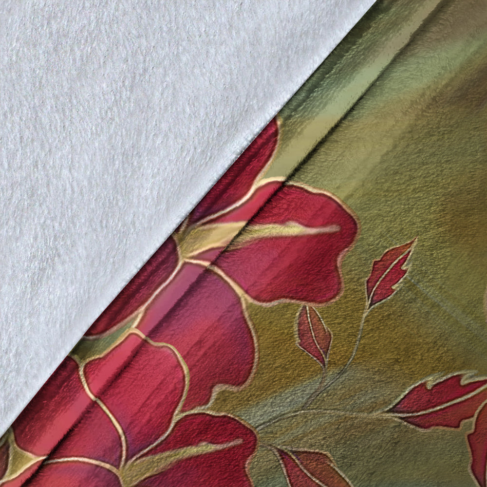 Hawaii Premium Blanket Hibiscus Water Color