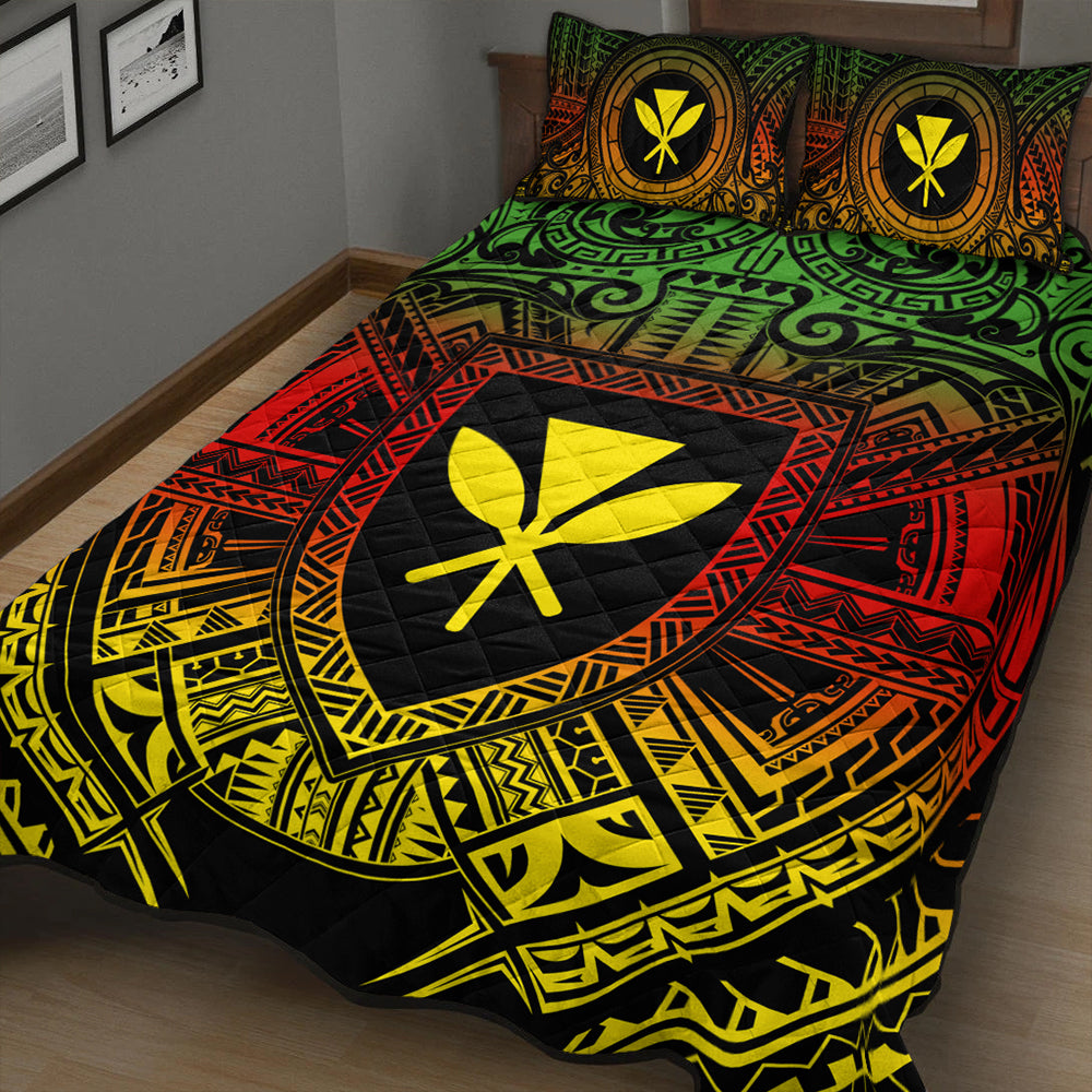 Hawaii Quilt Bed Set Kanaka Maoli Center Polynesian