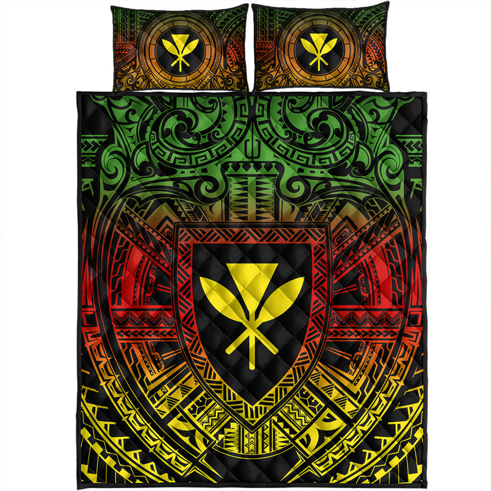 Hawaii Quilt Bed Set Kanaka Maoli Center Polynesian