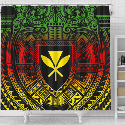 Hawaii Shower Curtain Kanaka Maoli Center Polynesian