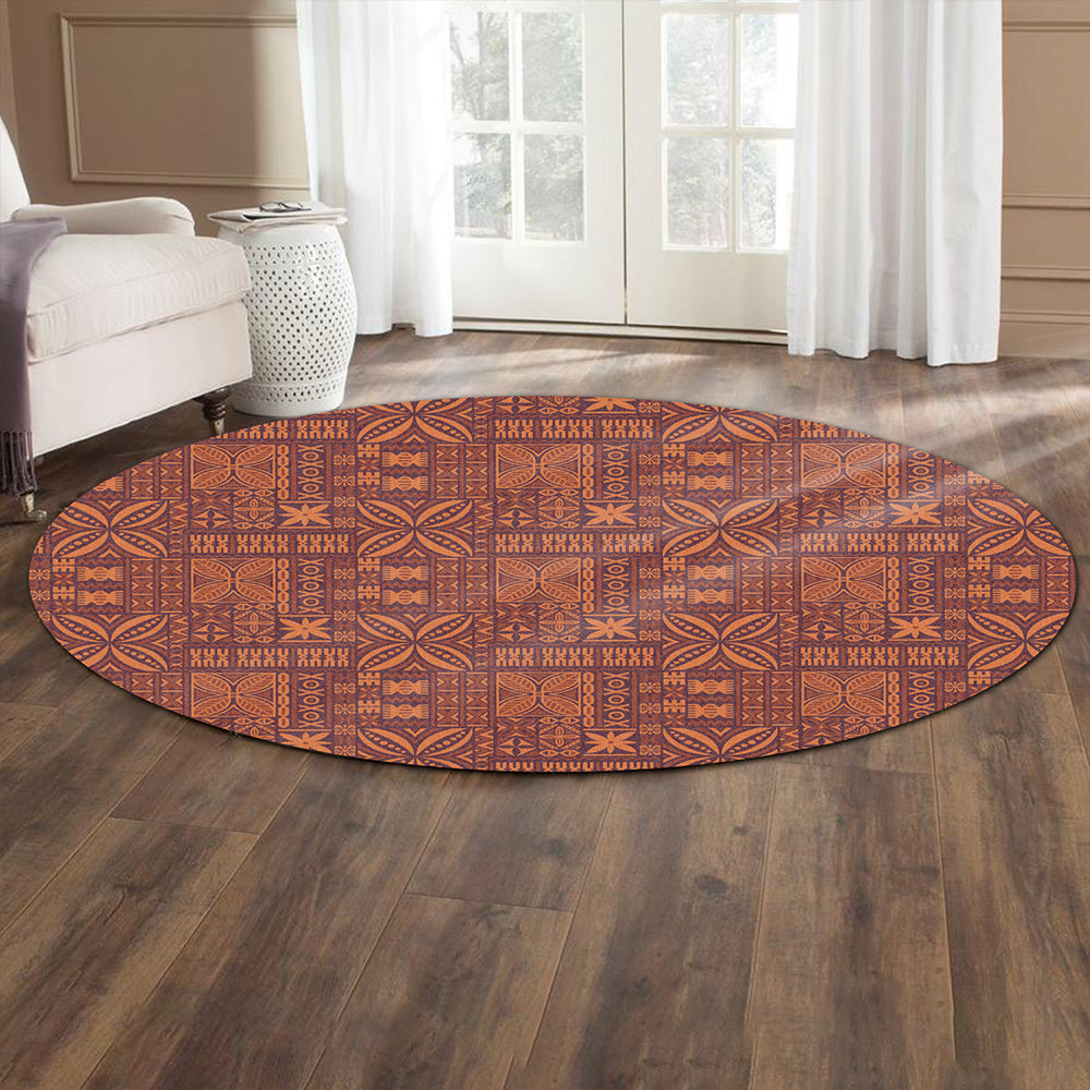 Hawaii Round Rug Kapa