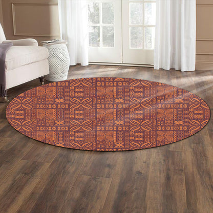 Hawaii Round Rug Kapa