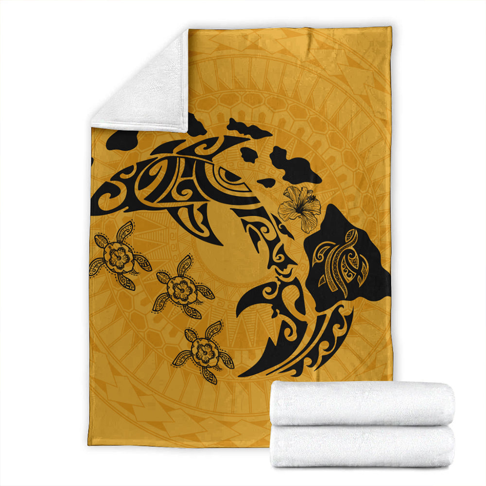 Hawaii Premium Blanket Love Animal Polynesian