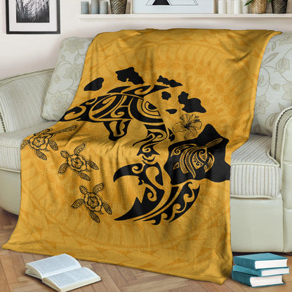 Hawaii Premium Blanket Love Animal Polynesian