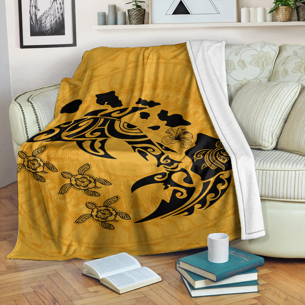 Hawaii Premium Blanket Love Animal Polynesian