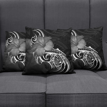 Hawaii Pillow Cover Map Turtle Hibiscus Polynesian Divise