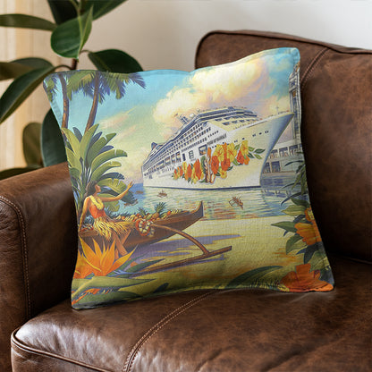 Hawaii Pillow Cover Mordern City