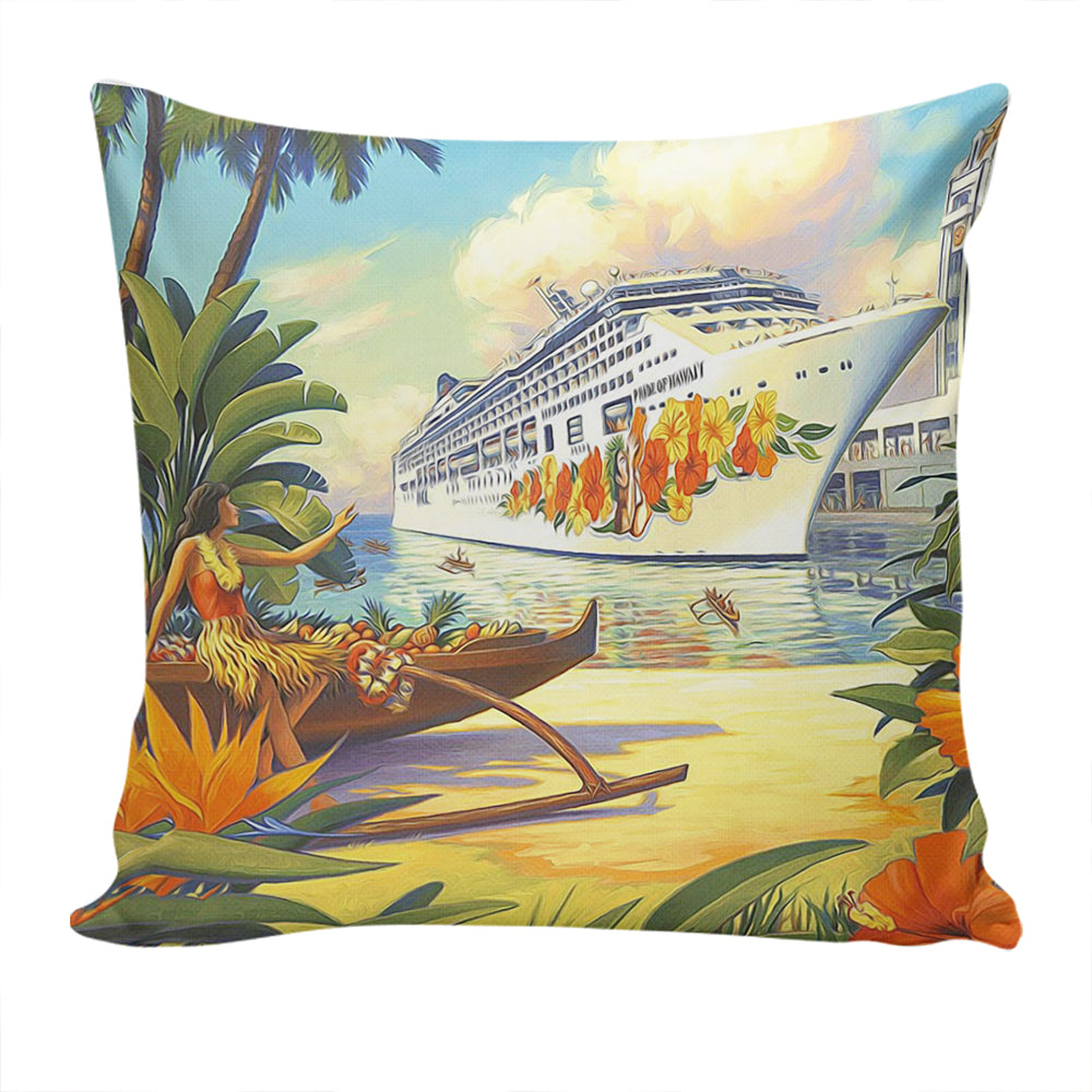 Hawaii Pillow Cover Mordern City