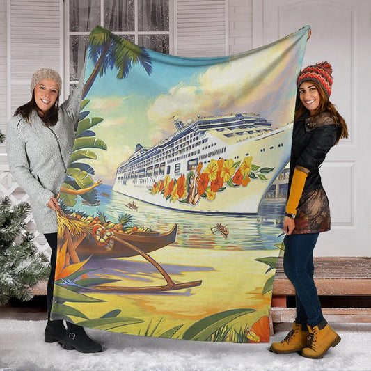 Hawaii Premium Blanket Mordern City