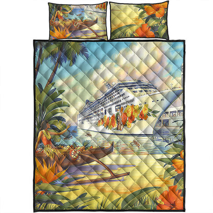 Hawaii Quilt Bed Set Mordern City