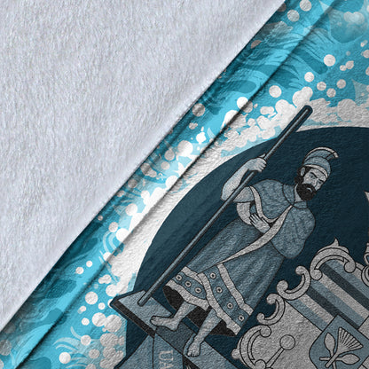 Hawaii Premium Blanket Native Hawaii Coat Of Arms Premium Blanket Discrete