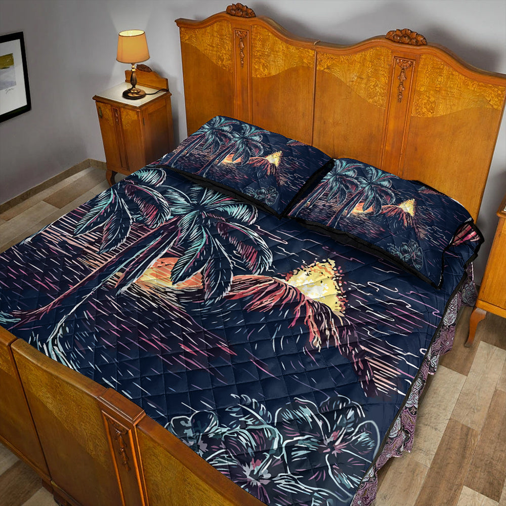 Hawaii Quilt Bed Set Night On The Land