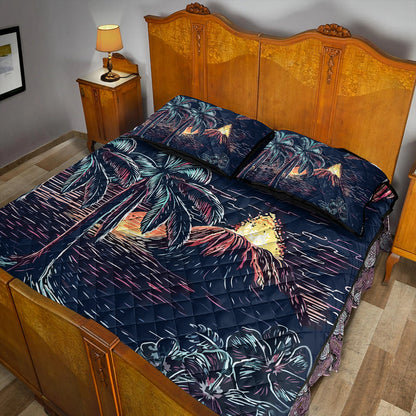 Hawaii Quilt Bed Set Night On The Land