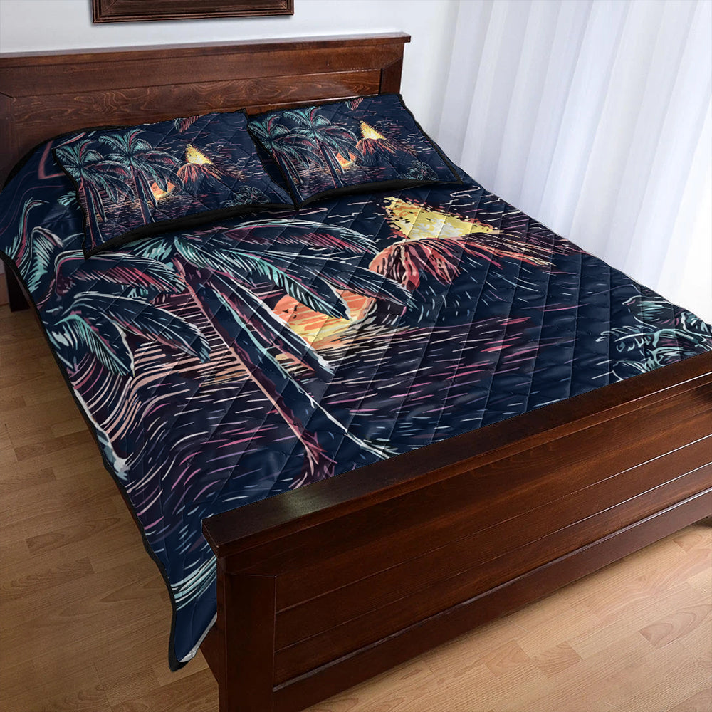 Hawaii Quilt Bed Set Night On The Land