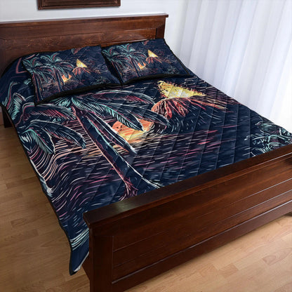 Hawaii Quilt Bed Set Night On The Land