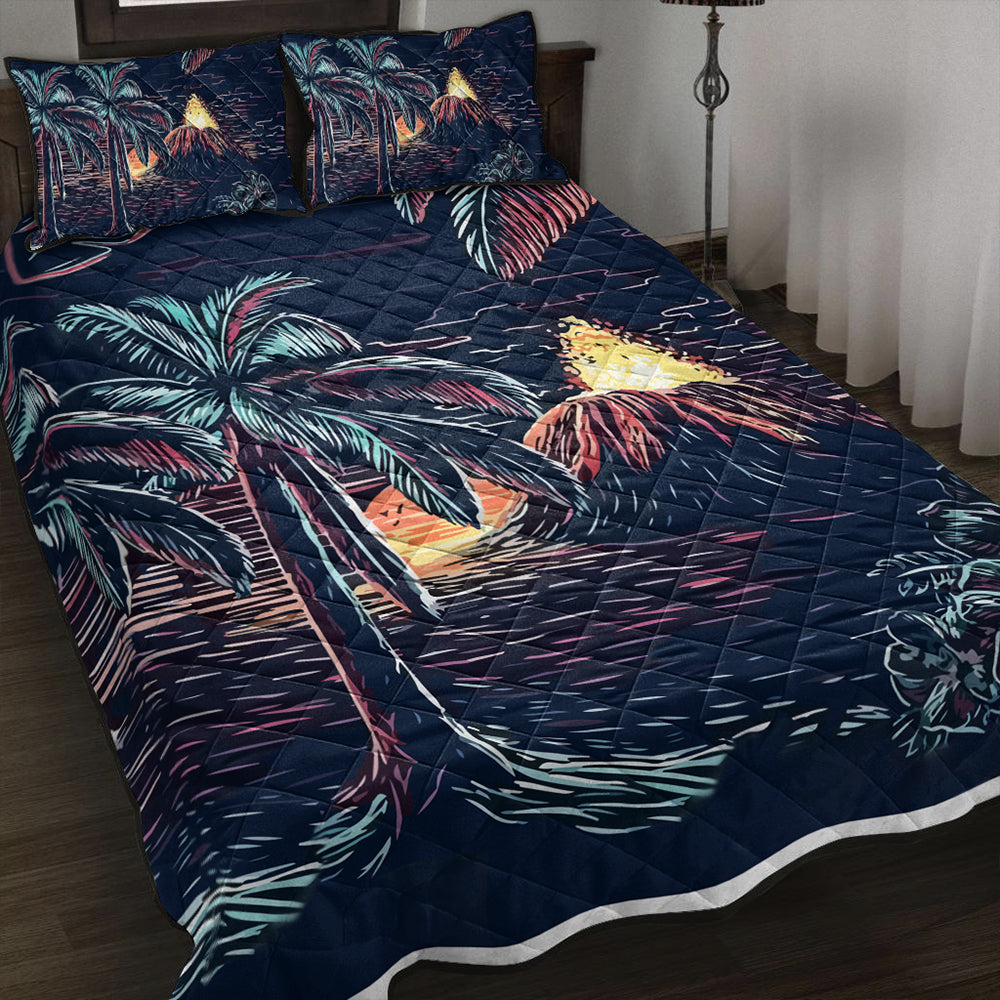 Hawaii Quilt Bed Set Night On The Land