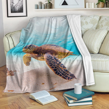Hawaii Premium Blanket Ocean Picture