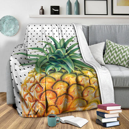 Hawaii Premium Blanket Pineapple Dottie
